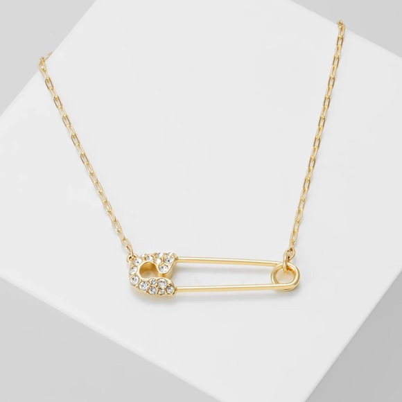 Swarovski Jewelry - Swarovski Safety Pin necklace